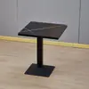 Conjunto Combinado de Mesa e Cadeiras para Fast Food Comercial para Restaurantes, Lanchonetes, Churrascarias e Lojas de Chá com Leite, Mesa Retangular