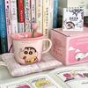 Regalo de Cumpleaños para Mejores Amigas Taza Pequeña de Cerámica Nueva Linda de Crayones para Niñas Regalo Práctico de Acompañamiento Caja de Regalo