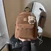 Mochila Estampada de Leopardo Retro de Luxo Leve, Leve, Nicho, Versátil, Mochila de Grande Capacidade para Mulheres, Bolsa de Viagem e para o Dia a Dia