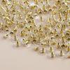 Aretes de acero inoxidable bala platillo volador tapones para los oídos earpin tapa DIY pequeños aretes de joyería accesorios película tapones para los oídos venta al por mayor