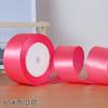 Fita de Cetim 4cm Rosa Feita à Mão Material Embalagem Fita Decoração Caixa de Presente Fita Fita Fita Atacado