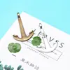 Accesorios de joyería de aleación al por mayor 40*26mm ancla marina de aleación HOPE Ancla de marinero Navy