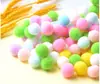 Pelota de pelo de alta elasticidad color de jardín de infantes pompón de pelo accesorios pompón niños creativos diy hecho a mano creativo tamaño mixto