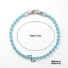 Bestseller transfronterizo: Pulsera de tenis de cobre incrustada con circón verde, lujo ligero, versátil, pulsera de joyería de alta gama para mujer