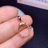 El soporte vacío para colgante de plata 925 de Caibao Jewelry se puede incrustar con todo tipo de piedras desnudas. Las ventas directas de fábrica pueden ser dingzhi.