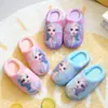 Pantuflas de Algodón de la Princesa Elsa para Niñas Invierno Frozen Zapatos de Casa para Interior Liquidación Especial Pantuflas Cálidas Antideslizantes