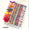 Set de regalo de accesorios para el cabello para niños, ligas para el cabello de bebé, pinzas laterales para niñas, accesorios para el cabello, cuerdas para el cabello de princesa para niñas