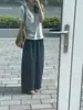 Jeans de Pierna Ancha de Algodón Tencel Lino para Mujer, Estilo Delgado de Verano, Pantalones de Abuela de Moda, Populares Este Año, Pantalones de Sicomoro, Talla Petite, Pantalones Curvos