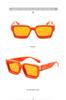 Lentes de Sol RayBanVision Montura Mármol Blanco Acentos Plateados Lentes Reflectantes RV888