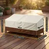 Funda exterior para sofá 420D de tela Oxford transfronteriza, funda a prueba de polvo e impermeable para muebles de patio y terraza, funda para sofá doble