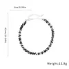Collar Rombo Incrustado de Diamantes Transfronterizo Europeo y Americano, Personalizado, Sencillo, Moderno, Exquisita Cadena para Clavícula, Lujo Ligero, Joyería de Alta Gama al por Mayor