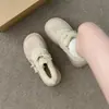Zapatos de Algodón para Nieve con Suela Gruesa Acolchados de Felpa de Venta Caliente para Mujer Invierno 2026 Nuevo Estilo Calientes para Exteriores que Aumentan la Altura Zapatos tipo Birkenstock para Mujer
