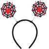 Faixa de Cabeça de Halloween Aranha Caveira Laço Abóbora Teia de Aranha Morcego Headdress para Festival Fantasma