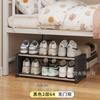 Armário de Sapatos para Debaixo da Cama de Dormitório Estudantil Prateleira de Armazenamento de Sapatos Multicamadas Sapateira Dobrável para Moradia Alugada Modelo Novo 2026