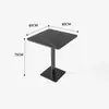 Conjunto de Sofá e Cadeira de Bar Estilo Industrial com Textura de Madeira de Nogueira, Adequado para Mesas de Reunião, Bares, Salas Privadas de KTV e Sofás de Lazer