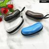 Estuche rígido de moda de alta gama con cremallera eva color negro para hombre y mujer, caja con cremallera para gafas de sol anti-presión, almacenamiento portátil