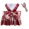 Mascota JK falda a cuadros correa de pecho correa perro perro gato chaleco ropa Teddy cubo de pelo suministros fabricante