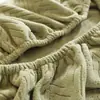 2026 Nuevo Modelo Color Sólido Elástico Jacquard Terciopelo Juego de Sillas Oficina Elástico a Prueba de Polvo Funda de Silla Simple Venta al por Mayor