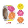 Venta al por mayor, comercio exterior, gran oferta, pegatina de flor de agradecimiento, etiqueta de decoración de regalo