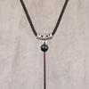 Cordón Colgante Tejido a Mano de Plata Fina Tibetana Ajustable para el Cuello Cuerda para Colgante de Jade para Hombre y Mujer