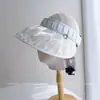 Boné de Malha Brilhante Fashion para Mulheres, Chapéu de Sol Esportivo para Ciclismo com Proteção UV no Verão, Chapéu de Sol para Exterior, Tendência