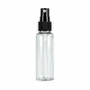Estoque Disponível de Frascos de Spray Plástico Transparente para Pet de 20ml com Borrifador Preto, Frasco Borrifador Líquido Portátil, Frasco Dispensador de Álcool