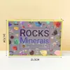 Caja Misteriosa de Piedra Cruda de Cristal Natural Navideña Piedra de Cristal Poke-a-Dot Agujero-a-Agujero Infantil Regalo Calendario de 24 Compartimentos Transfronterizo
