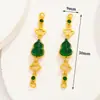Chapado en Cobre Oro Real de 18K Estilo Chino Oro Antiguo Aceite Goteando Cadena de Extensión Pulsera Collar Cadena de Conexión Accesorios DIY Accesorios