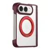 Aplicable a funda de teléfono iPhone duo Apple 18 funda con soporte plegable giratorio PC+TPU borde suave cobertura total funda plegable