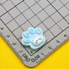 Clip para Pelo de Pata de Gato Lindo de Dibujos Animados Agarrador de Carcasa de Teléfono Móvil Pegatinas de Refrigerador DIY Accesorios de Resina de Pegamento Cremoso