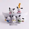 Figuras Decorativas de Pastel de Plástico de Vinilo con Forma de Huevo de Dibujos Animados para Fiestas de Cumpleaños Infantiles, Mesas de Postres y Decoraciones para Hornear