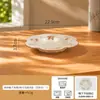 Cerâmica Shunxiang [Temporada das Flores] Tigela de Arroz Doméstica Tigela e Prato com Cor Sob Esmalte Conjunto de Pratos e Tigelas de Alta Qualidade Bonito