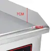 Shuangjunma estufa de gas comercial 718 panel plano acero inoxidable puesto máquina de pasteles de mano equipo teppanyaki transfronterizo