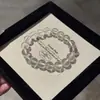 Pulsera morada genial y soñadora, pulsera transparente y fresca de chica dulce para novia y mejor amiga, regalo de cumpleaños