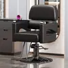 Silla de barbería asiento de salón de peluquería puede reclinarse girar puede subir y bajar silla para permanente y tinte silla de salón de peluquería