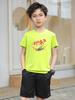 Playera Infantil de Manga Raglán Roja y Blanca 2025 Nuevo Verano Manga Corta Tops para Niño Casual Media Manga Algodón Puro Ropa Infantil