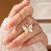Collar de Mariposa Más Vendido para Mujer, Nueva Cadena para Clavícula de Circonita Estilo Chino, Gargantilla Exquisita de Moda Estilo Coreano, Lujo Ligero, Temperamento