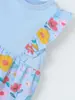 26 Moda Europeia e Americana de Verão Novos Vestidos para Meninas Renda Desenho Animado Vestidos Infantis Vestidos de Princesa Gola Redonda Vestidos Infantis