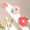 Pegatinas de Pared 3D de Animales de Dibujos Animados con Pequeños Patrones Florales, Pegatinas de Pared Autoadhesivas para Sala de Estar, Herramienta para Reparar y Cubrir Agujeros en la Pared