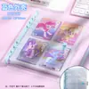 Álbum de Tarjetas de 4 Rejillas Transfronterizo Estilo Ins Álbum de Almacenamiento de Fotos Polaroid de 3 pulgadas Álbum de Colección de Tarjetas tipo Abanico Gran Capacidad A5