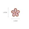 Modelo Cross-Border Hot Adaptado para Cross Crocs DIY Decoração de Sapatos com Flores Flash Diamante Borda Corrente Destacável Fivela de Flor Acessórios Únicos