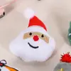Colgante de Felpa de Dibujos Animados Papá Noel Ciervo Broche Pinza para el Cabello DIY Ropa Bolsa Zapatos y Calcetines Muñeca Decorativa Venta al por Mayor