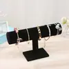 Soporte de exhibición para diadema collar cadena simple adorno estante de almacenamiento terciopelo pinza para el pelo soporte para joyas pinza para el pelo colocación en calle peatonal uso doméstico