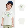 [Balaone] Camiseta de Manga Curta Balabala Baby para Meninos 2026 Nova Roupa de Verão Top com Estampa de Ilustração Pintada à Mão
