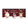 Decoraciones navideñas nuevas para puerta de garaje transfronterizas, fabricadas en fábrica para exportación, decoraciones festivas para escenas exteriores, artículos para fiestas y reuniones