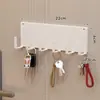 Prateleira de Armazenamento Magnética Corredor de Entrada Armazenamento Atrás da Porta Guarda-chuva Cabide de Casaco Ganchos para Chaves Bolsas Ganchos para Chinelos Montado na Parede