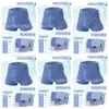 Nova Roupa Íntima Masculina Boxer Cor Clara Algodão Modal Solto Xadrez Estampado Shorts Masculino Venda Direta da Fábrica