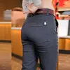 Pantalones Casuales de Calidad 2026 para Hombre, Estilo Primavera y Otoño, Engrosados y Forrados de Polar, Pantalones Negros Rectos Cálidos para Hombre de Negocios