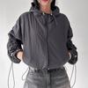 2026 Verano Estilo Coreano Nuevo Diseño Transpirable Cordón Ligero Chaqueta Cardigan Deportiva con Capucha Moda Ropa con Protección Solar para Mujeres