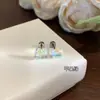 Aretes de Acero de Titanio Coloridos con Forma de Estrella Estilo Nuevo Frescos Dulces para Mujer con Pasador de Plata Pequeños y Exquisitos de Gama Alta Versátiles para Estudiantes